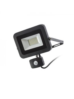 PONTA reflektor z czujnikiem czarna  230V LED 30W 120° IP54  3000K