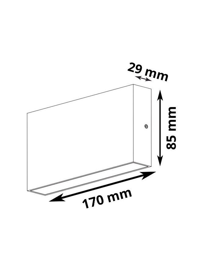 Kinkiet ogrodowy lampa CHICAGO LED 5,5W biały 315717 - LEDco.pl