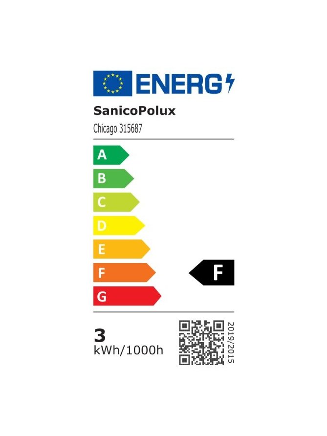 Kinkiet elewacyjny CHICAGO 35W czarny 315687 - LEDco.pl