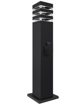 Lampa ogrodowa stojąca z gniazdkiem MALIBU E27 60cm 7582 - LEDco.pl
