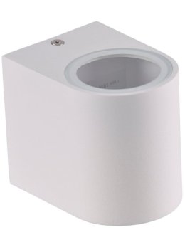 Kinkiet ogrodowy okrągły BOSTON biały 1xGU10 w dół 313355 - Ledco.pl