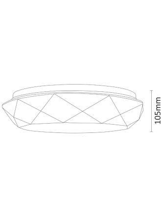 Plafon oprawa sufitowa okrągła SELINA LED 17W 308559 - LEDco.pl 2