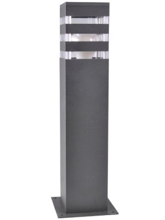 Lampa ogrodowa stojąca słupek zewnętrzny TEKSAS z kratką - LEDco.pl