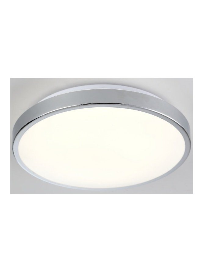 Plafon okrągły sufitowy chrom KERN LED 24W 314871 - LEDco.pl