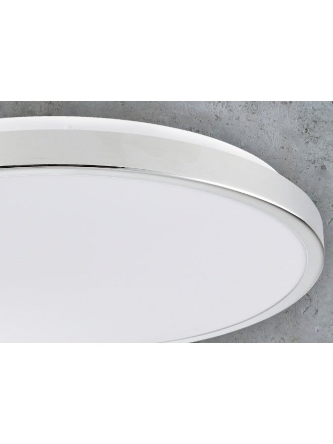 Plafon okrągły sufitowy chrom KERN LED 24W 314871 - LEDco.pl