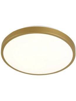 Plafon okrągły sufitowy złoty KERN LED 24W do pokoju salon - LEDco.pl