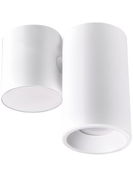 Ruchoma oprawa sufitowa okrągła spot HOBRO biała 315397 - LEDco.pl