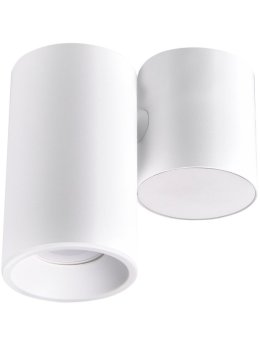 Ruchoma oprawa sufitowa okrągła spot HOBRO biała 315397 - LEDco.pl