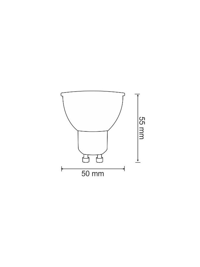 Żarówka LED gu10 7W 3000K 305640 GoldLux - LEDco.pl