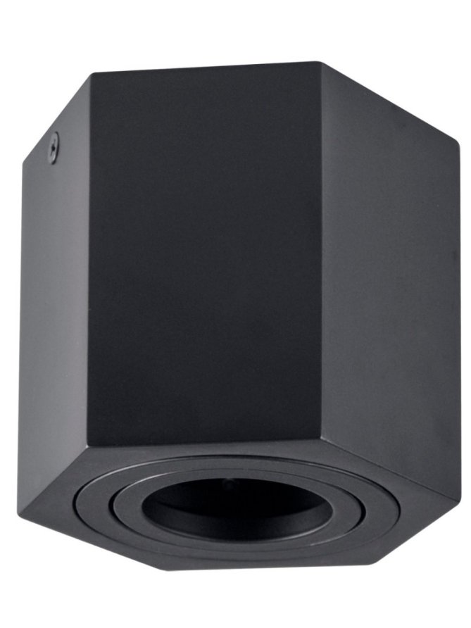 Oprawa sufitowa spot czarna nowoczesna HEXAGON 313188 - LEDco.pl