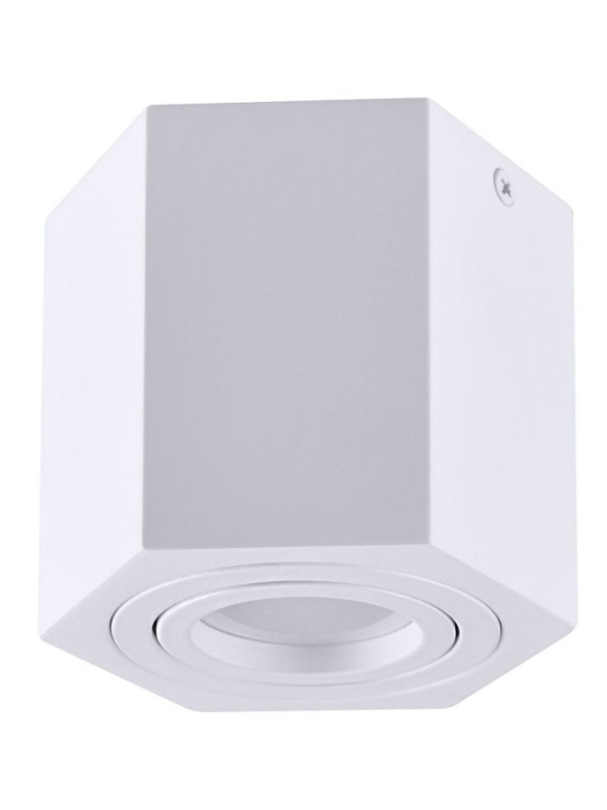 Oprawa sufitowa spot biała nowoczesna HEXAGON 313171 - LEDco.pl