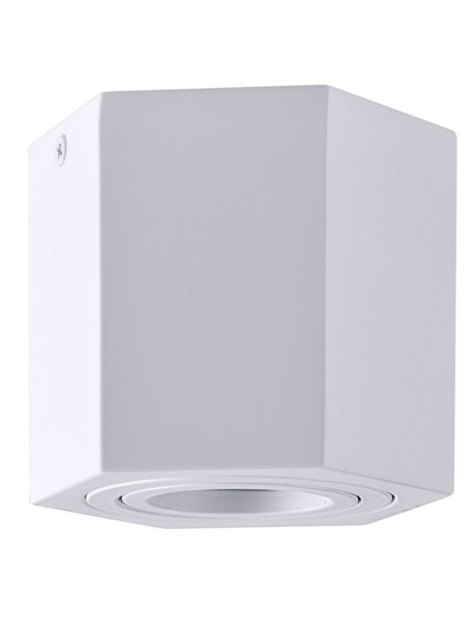 Oprawa sufitowa spot biała nowoczesna HEXAGON 313171 - LEDco.pl