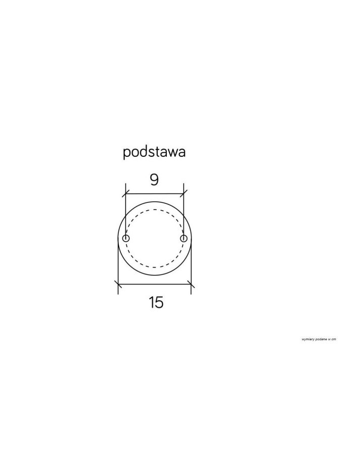 Lampa ogrodowa słupek TOLEDO 54cm lampa ogrodowa stojąca