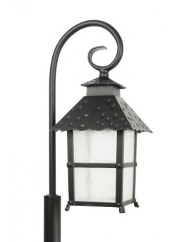 Lampa stojąca zewnętrzna CADIZ 116cm słupek ogrodowy czarny - LEDco.pl