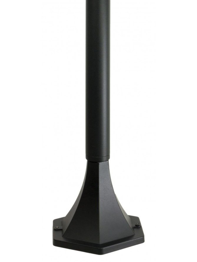 Lampa stojąca zewnętrzna CADIZ 146cmsłupek ogrodowy czarny - LEDco.pl