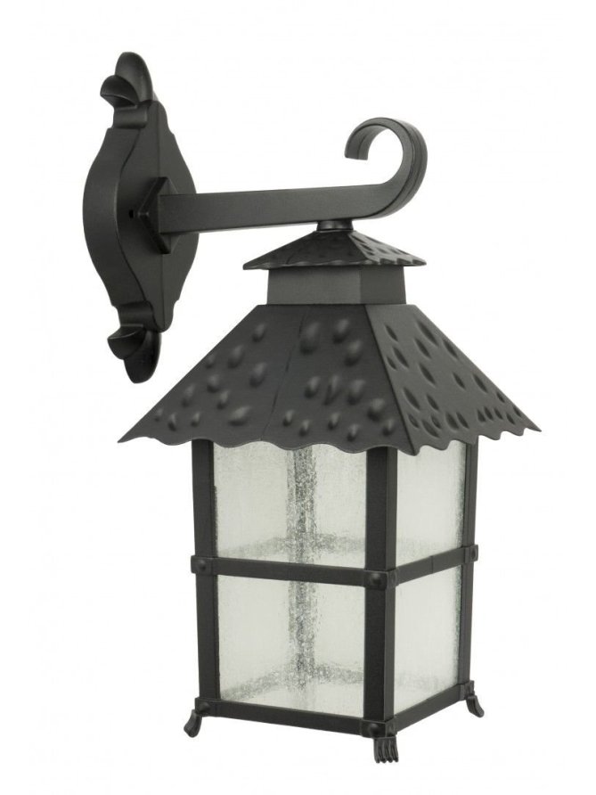 Lampa ogrodowa kinkiet CADIZ kinkiet ogrodowy retro czarny - LEDco.pl