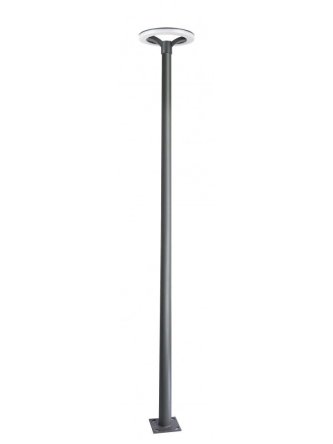 Nowoczesna latarnia ogrodowa 2,5m STER lampa parkowa wysoka - LEDco.pl