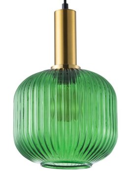 Lampa wisząca żyrandol szklany glamour CUMBRIA GREEN 317414 - LEDco.pl