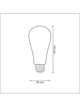 Żarówka LED filament 4W E27 350lm retro 304513 GoldLux - LEDco.pl