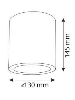 Lampa sufitowa okrągła spot JUPITER 13 C DOWNLIGHT 311702 - LEDco.pl