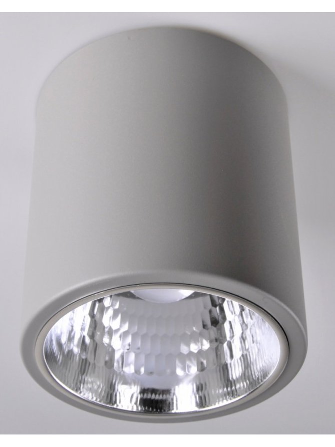 Lampa sufitowa szara okrągła JUPITER 17 S DOWNLIGHT 312433 - LEDco.pl