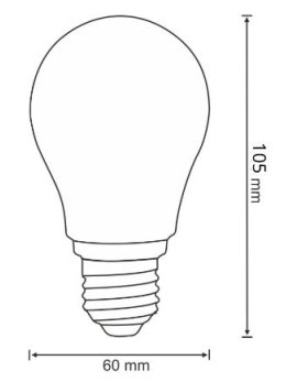 Żarówka LED filament 7W E27 806lm retro 305831 GoldLux - LEDco.pl