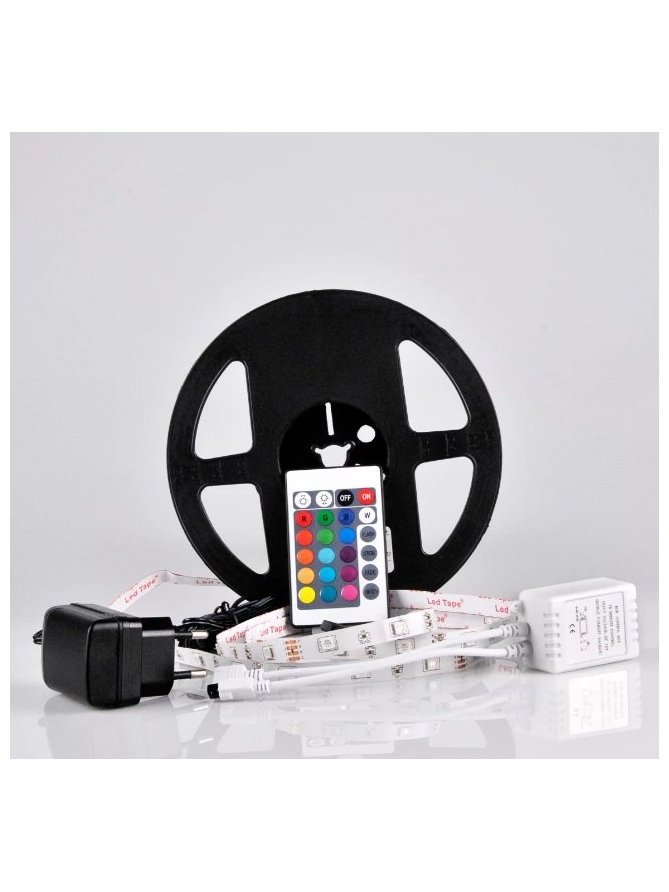 Zestaw Taśma LED 18W 5m IP20 kolory pasek RGB 314437 GoldLux LEDco.pl