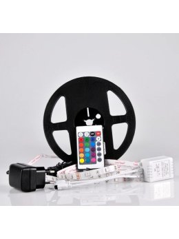 Zestaw Taśma LED 18W 5m IP20 kolory pasek RGB 314437 GoldLux LEDco.pl