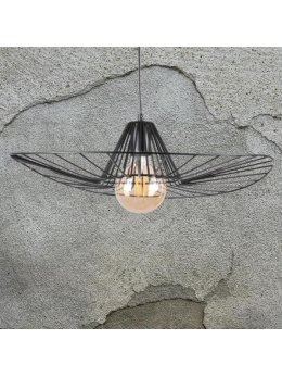 Lampa wisząca loft druciana ażurowa żyrandol ABANO 317186 - LEDco.pl