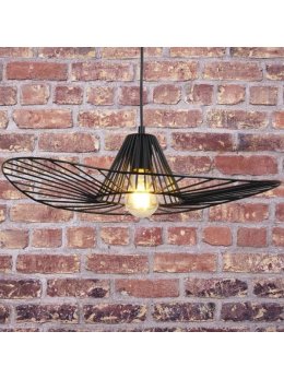 Lampa wisząca loft druciana ażurowa żyrandol ABANO 317186 - LEDco.pl