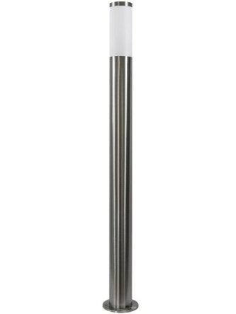 Lampa ogrodowa inox LIVIA 100cm tuba do oświetlenia ścieżki - LEDco.pl