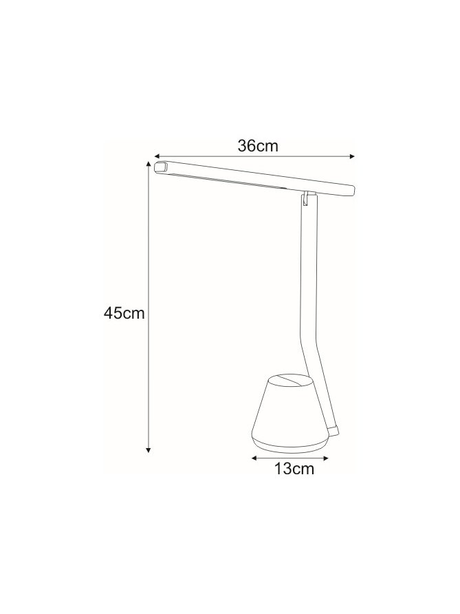 Lampka biurkowa K-BL1066 BIAŁY z serii KIKI