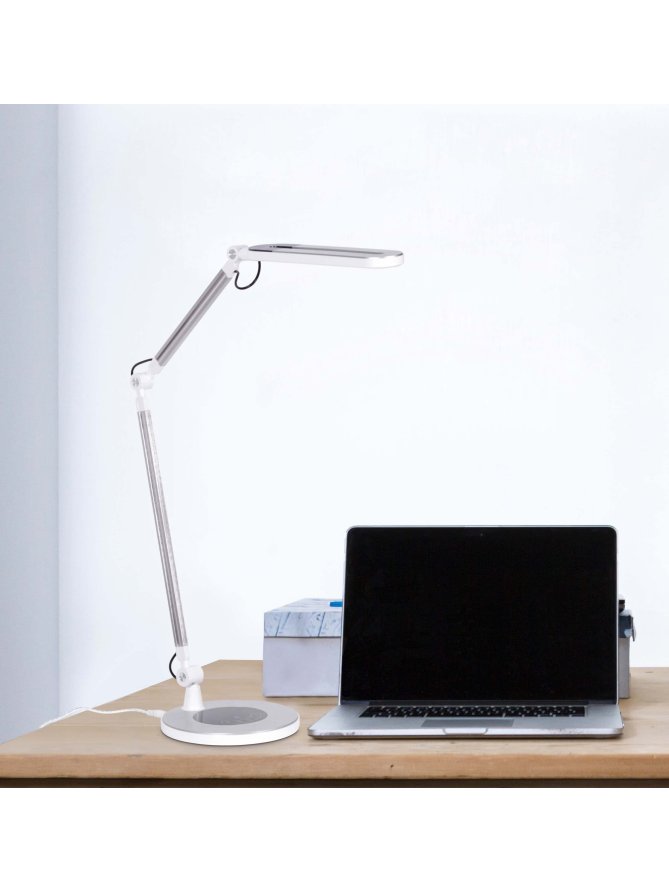 Lampka biurkowa K-BL1221 SREBRNY z serii ALETTE