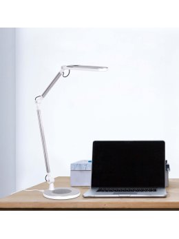 Lampka biurkowa K-BL1221 SREBRNY z serii ALETTE