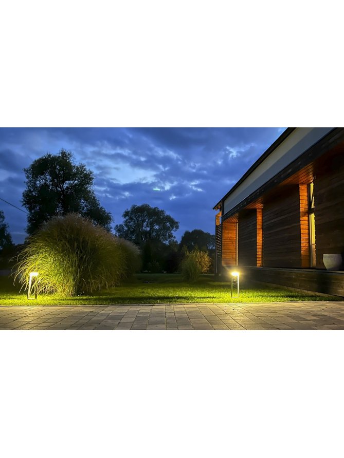 Solarny Słupek LED SSO-8 75lm IP44 | Oświetlenie Ogrodu | LEDco.pl