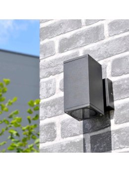 Kinkiet ogrodowy ścienny kwadratowy kostka MORRIS 323248 - LEDco.pl