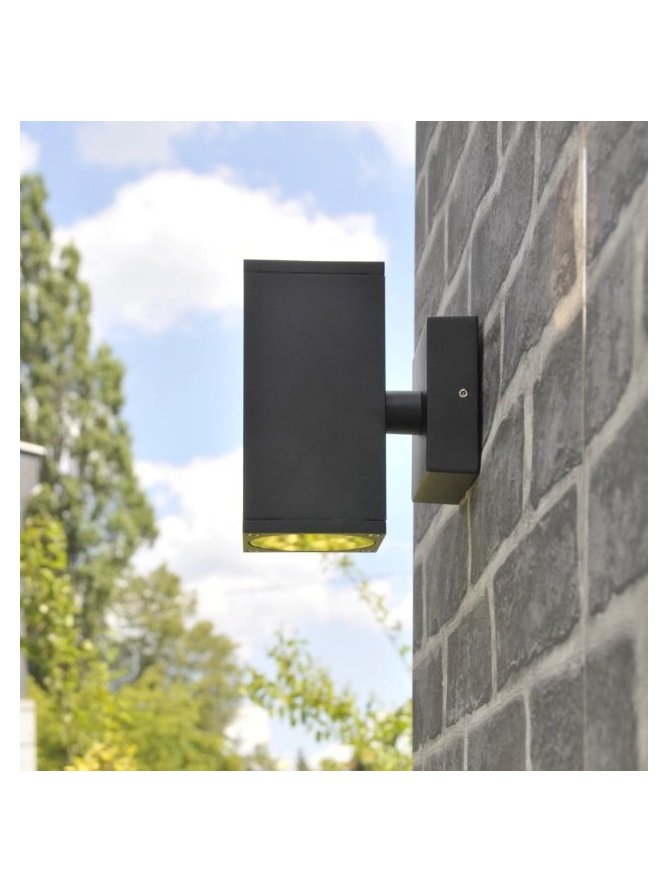 Kinkiet ogrodowy ścienny kwadratowy kostka MORRIS 323248 - LEDco.pl