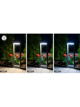 Lampa ogrodowa stojąca nowoczesna FORM 80cm 7W LED YB19502 - LEDco.pl
