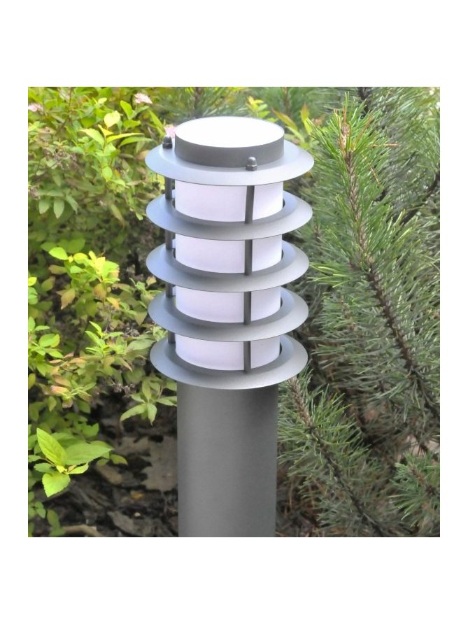 Lampa ogrodowa szara tuba SERENA 45cm 315120 GoldLux - LEDco.pl