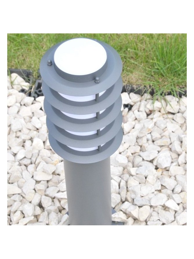 Lampa ogrodowa szara tuba SERENA 45cm 315120 GoldLux - LEDco.pl
