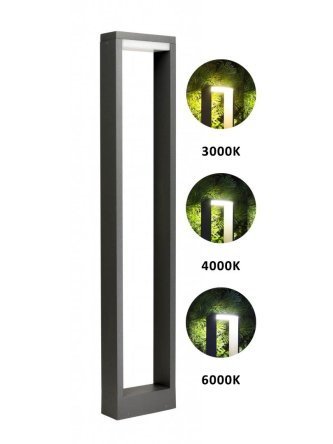 Lampa ogrodowa stojąca nowoczesna FORM 80cm 7W LED YB19502 - LEDco.pl
