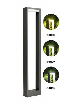 Lampa ogrodowa stojąca nowoczesna FORM 80cm 7W LED YB19502 - LEDco.pl