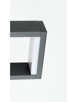 Kinkiet ogrodowy lampa elewacyjna LED FORM YB19504 kwadrat - LEDco.pl