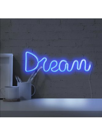 Świecący napis dekoracyjny na ścianę LED DREAM 327109 - LEDco.pl