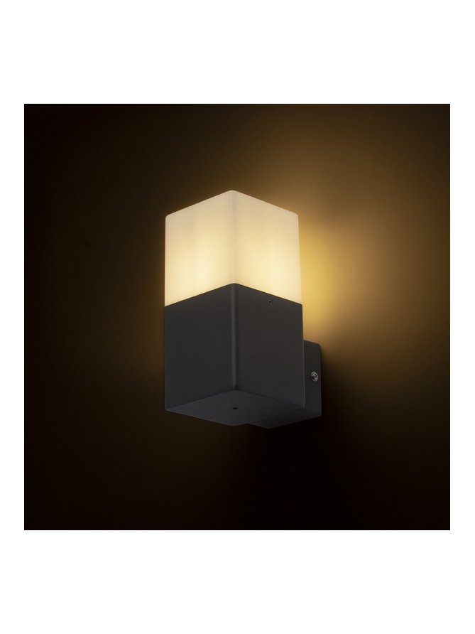 CLYDE ścienna antracyt  230V LED E27 11W IP44