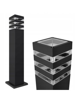 Lampa ogrodowa stojąca TEKSAS z gniazdem prądowym 44cm 327970 - LEDco.pl