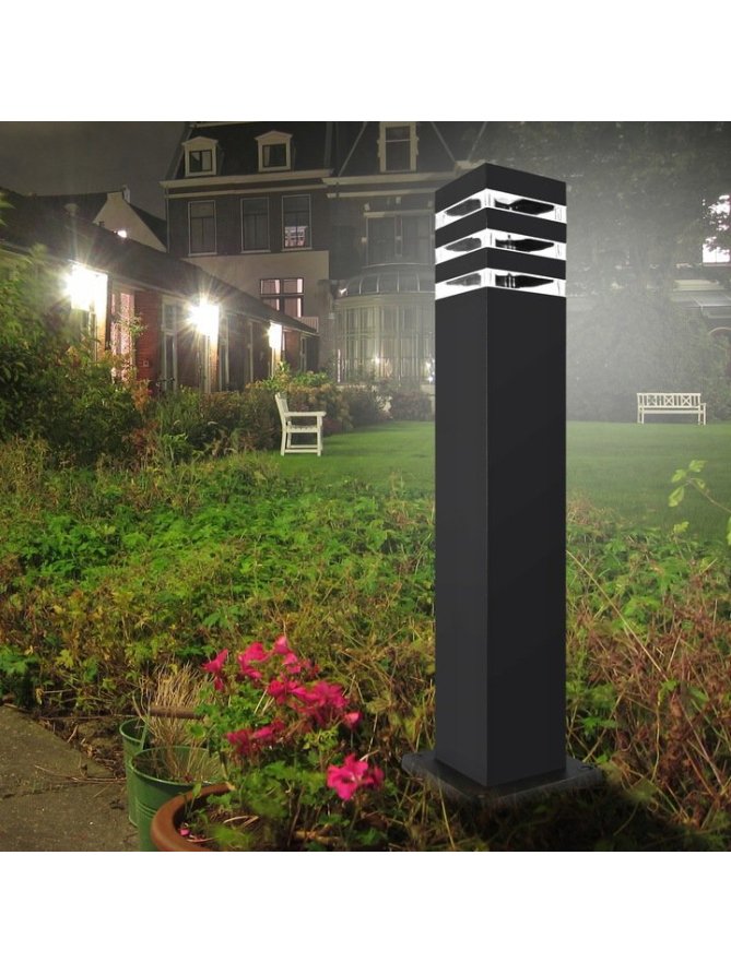 Lampa ogrodowa stojąca TEKSAS z gniazdem prądowym 44cm 327970 - LEDco.pl