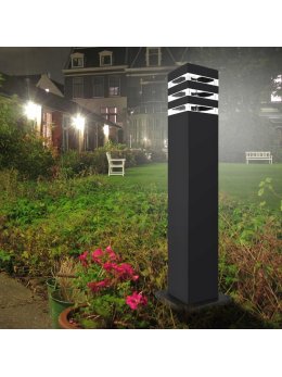 Lampa ogrodowa stojąca TEKSAS z gniazdem prądowym 44cm 327970 - LEDco.pl