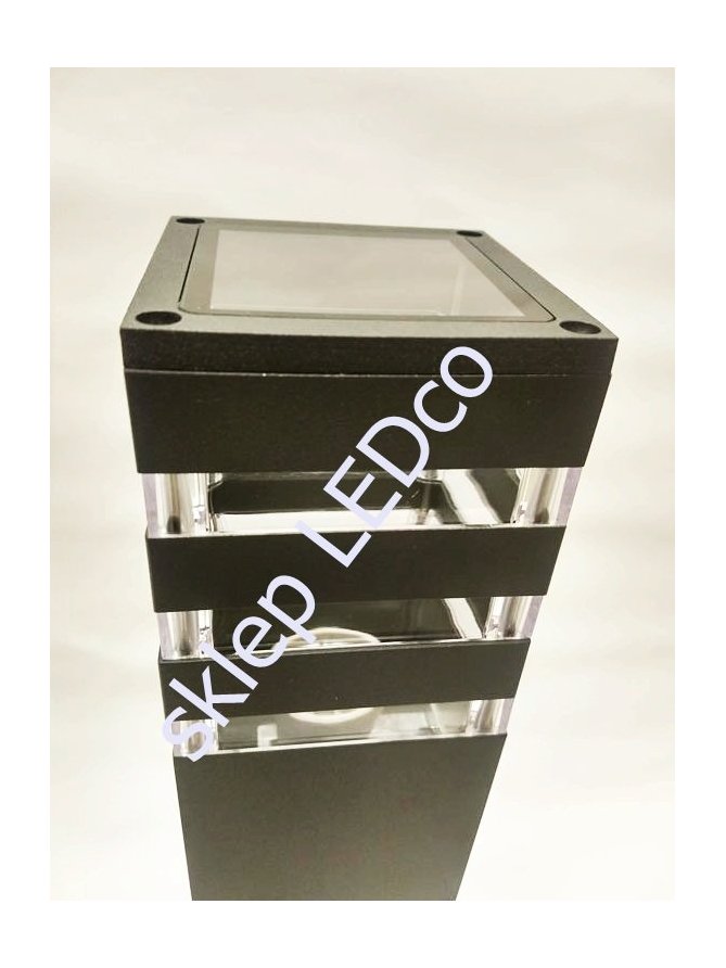 Lampa ogrodowa stojąca TEKSAS z gniazdem prądowym 44cm 327970 - LEDco.pl
