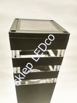 Lampa ogrodowa stojąca TEKSAS z gniazdem prądowym 44cm 327970 - LEDco.pl